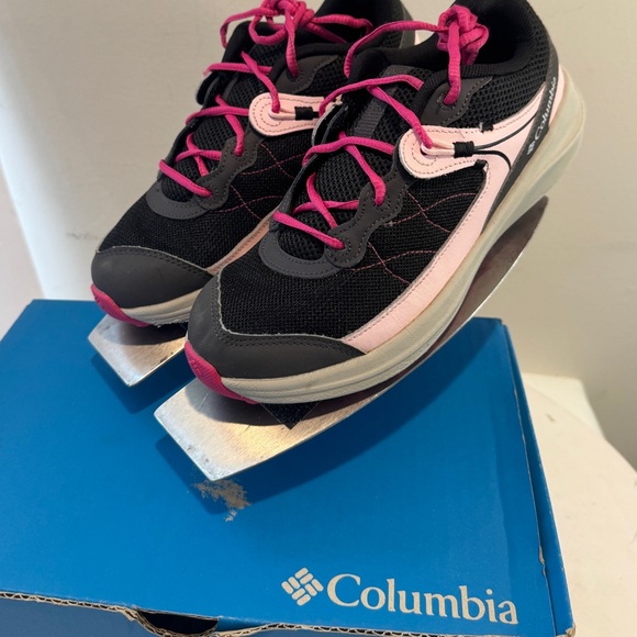 Columbia Youth Trailstorm children's hiking boots black-pink 1928661013 size 4 - Picture 1 of 7